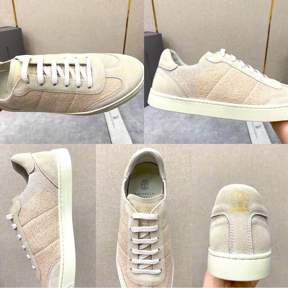Brunello Cucinelli Sneakers men’s size 44 ,color Bianchi/verde